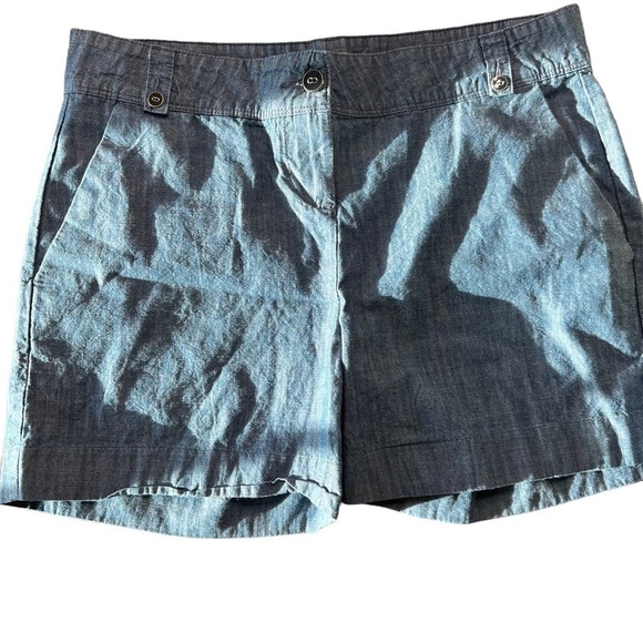 Isaac Mizrahi blue shorts size 6 - Picture 1 of 6